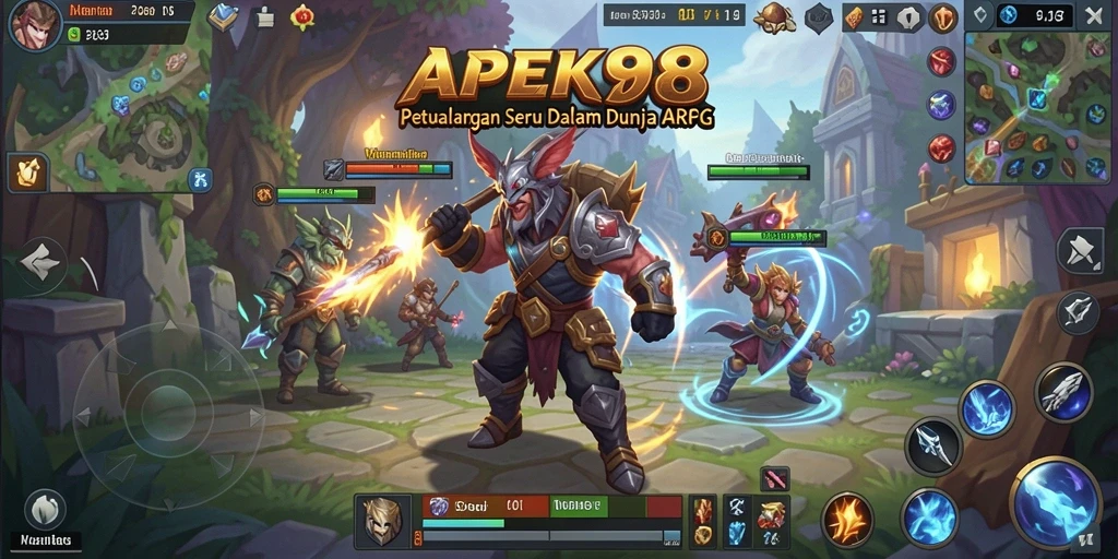 Tampilan gameplay seru dalam APEK88 yang penuh aksi.