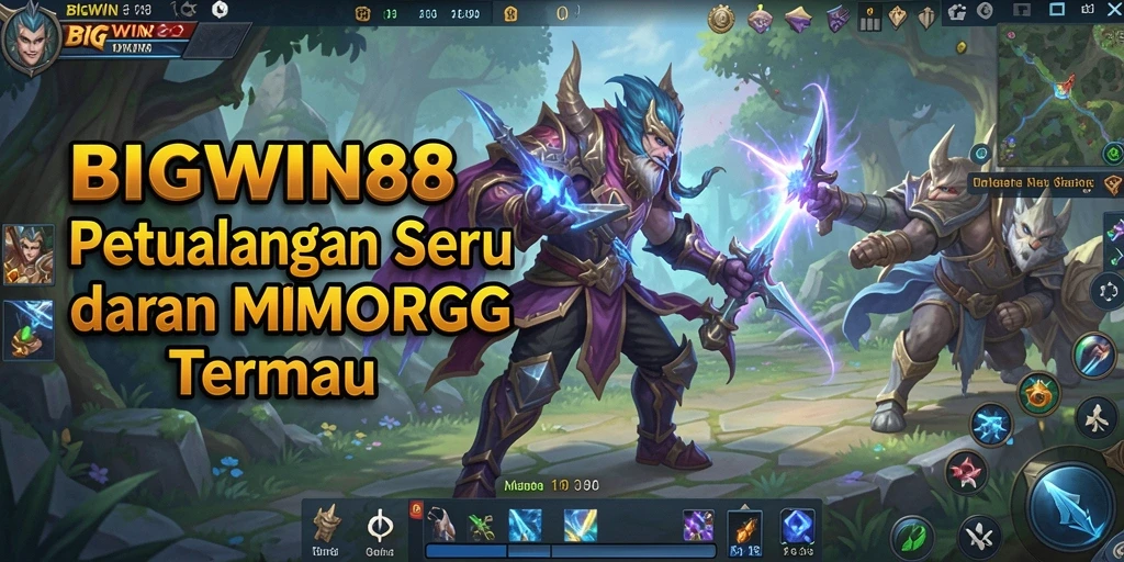 Tampilan gameplay seru dalam petualangan MMORPG BIGWIN88.
