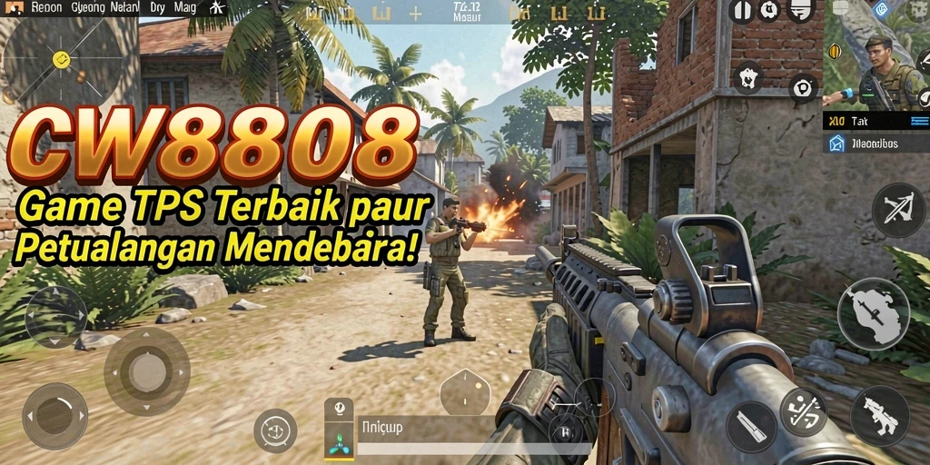 Tangkapan layar dari gameplay mendebarkan CW8888 dengan aksi intens.