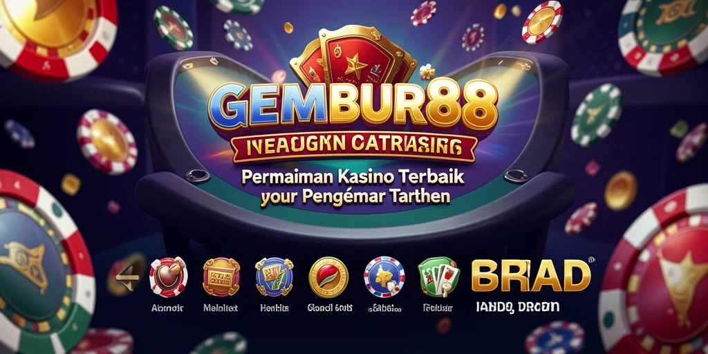 Tampilan utama <strong>GEMBUR88</strong> yang menampilkan berbagai permainan Kasino yang menarik.