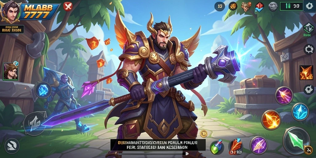Tampilan gameplay MLBB777 yang menarik dan mendalam.