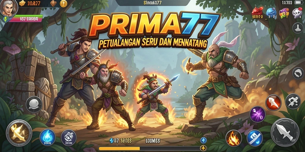 Tampilan gameplay <strong>PRIMA77</strong> yang menakjubkan dengan grafis realistis.