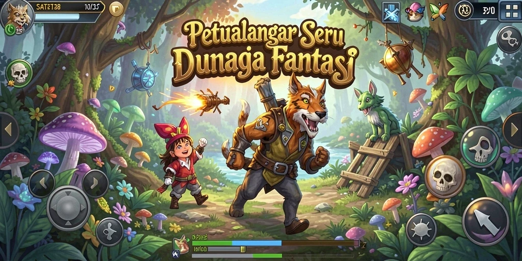 Screenshot gameplay SATSET138 yang menunjukkan petualangan mendebarkan.