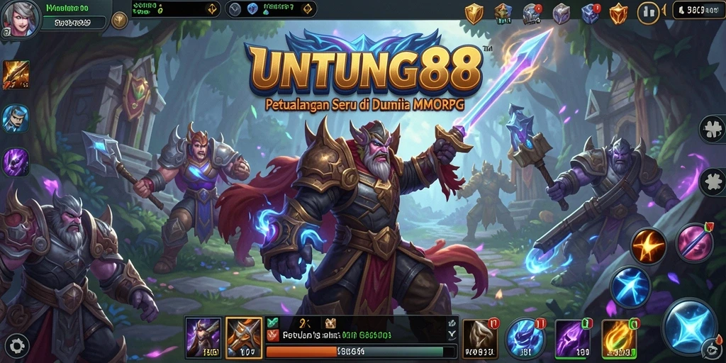 Tampilan gameplay UNTUNG88 yang mengesankan dalam dunia MMORPG.